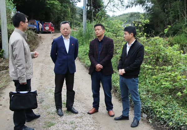 三元区长廖卫国到岩前镇调研乡村振兴工作